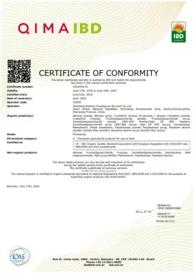 EU Organic Certificate